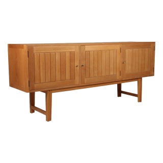 Vintage Danish Sideboard in Oak by Arne Vodder, 1960s For Sale