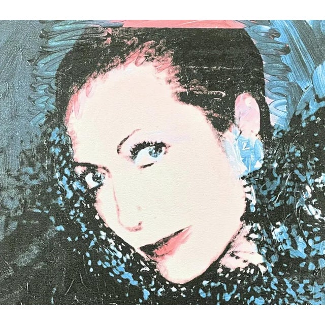 Andy Warhol (after) "Madame Helene Rochas" print, size 60 x 60 cm, plate signed bottom right, numbered with pencil on...