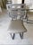1990s Johnston Casuals “Journey” Dining Set – Modern Glass + Metal – Made in Usa, Set of 5 For Sale In Greenville, SC - Image 6 of 7