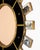 Spanish Modernist Sunburst Mirror in Giltwood, Black Glass and Brass, Circa 1990 For Sale - Image 4 of 9