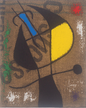 Joan Miro, Femme à la victoire, Lithograph
