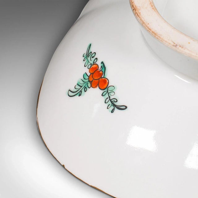 White 1900's Antique Chinese Cantaloupe Serving Dish For Sale - Image 8 of 10