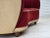Danish Curved 2-Seater Sofa in Red and Beige Wool, 1960s For Sale - Image 9 of 18