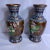 Pair of Late 20th Century Chinese Cloisonne Vases For Sale - Image 9 of 10