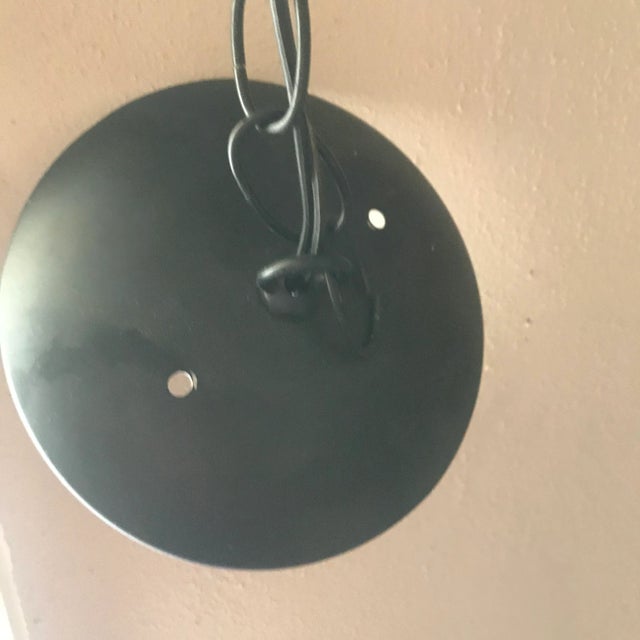 Mid 20th Century Mid Century Modern Contemporary Chandelier With Five Amber Lights For Sale - Image 5 of 9