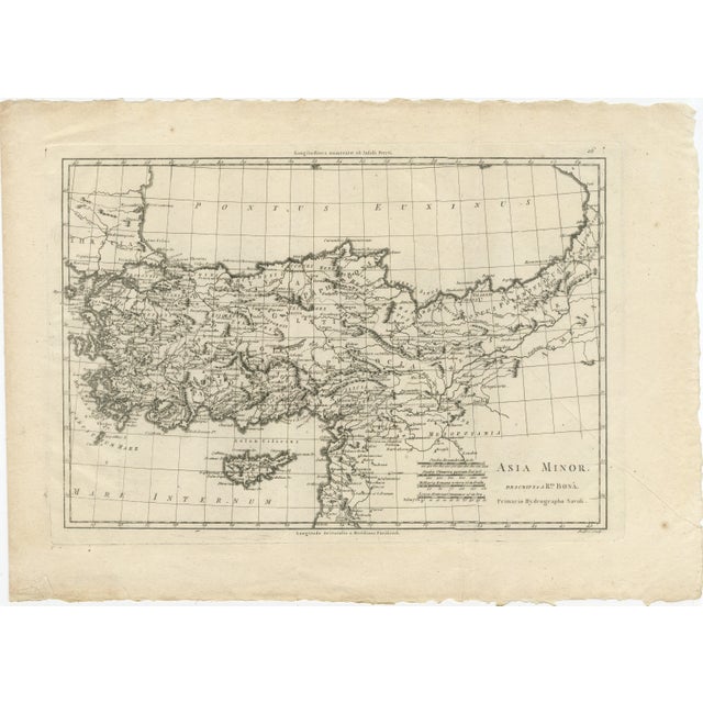 Paper AEG, Map of Turkey, Asia Minor and the Ottoman Levant, 1780 For Sale - Image 7 of 11
