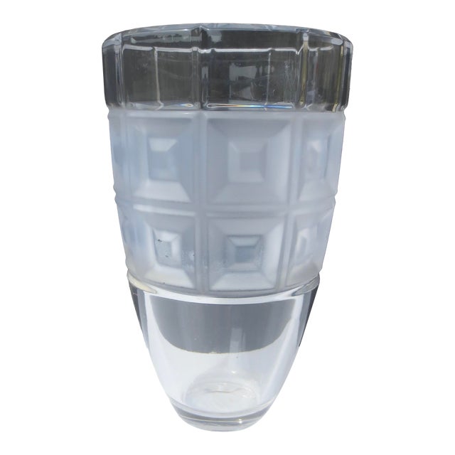 Rosenthal Crystal Facted Vase For Sale