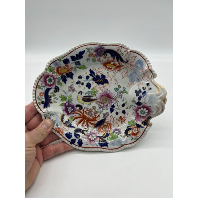Mason's Ironstone Antique Mason’s Ironstone Decorated Imari Style Sweet Meat Dish, Circa 1810’s For Sale - Image 4 of 11