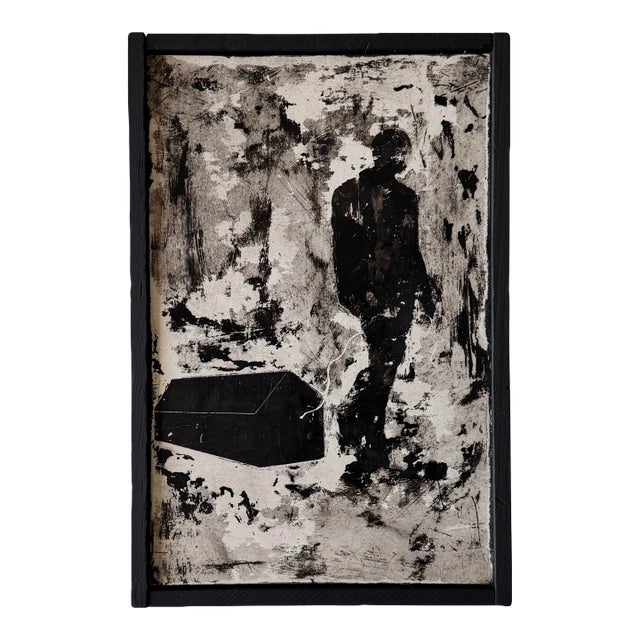 “El Caracol” Framed Mixed Media Art by Ignacio Osuna For Sale