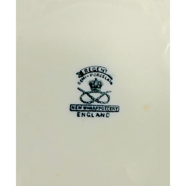 Antique New Wharf Pottery Regent Semi Porcelain Covered Tureen Transferware. For Sale In Atlanta - Image 6 of 12