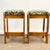 These newly upholstered counter bar stool are gorgeous. The faux leopard fabric competent both the Carmel-colored oak wood...
