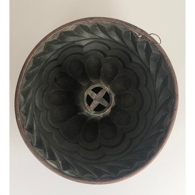 Antique Copper Bakers Cake Savoy Mold Chairish