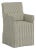 Slipcover for Stoffer Home x Cloth & Company for Lindy Dining Armchair in Jane Stripe Laurel For Sale