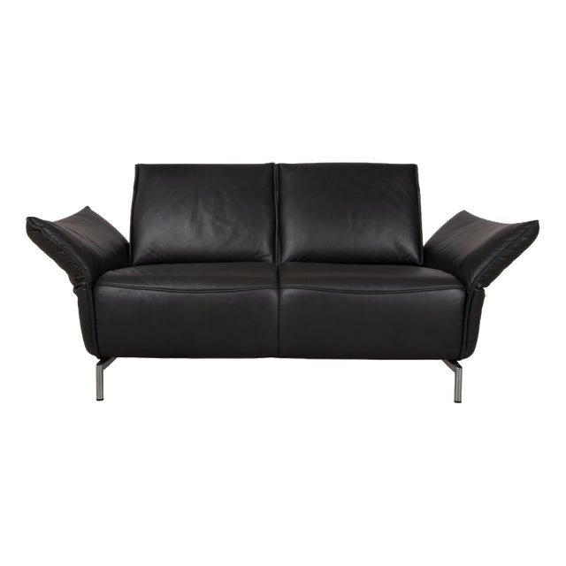 Vanda 2-Seater Sofa in Anthracite Leather from Koinor For Sale