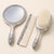 Florentine Neo-Rococo Italian Silver-Plated Vanity Set, 1980s, Set of 3, in Flawless conditions. Designed 1980 to 1989