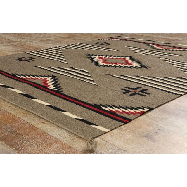 Southwest Modern Ganado Navajo-Style Rug - 05'02 X 07'00 | Chairish
