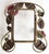 Vintage Metal Tole Frame With Roses Motif For Sale In Las Vegas - Image 6 of 6