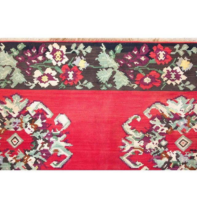 Vintage Turkish Bessarabian Kilim Rug For Sale - Image 15 of 15