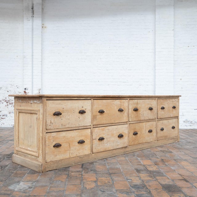 Large Haberdashery Sideboard with Drawers, 1900 For Sale - Image 11 of 11