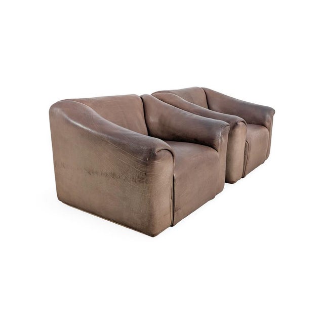 Mid-Century Modern DS 47 Lounge Chair in Leather from de Sede For Sale - Image 3 of 10