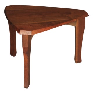 Anthroposophical Organic Coffee Table in Walnut, 1950s For Sale