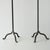Jean Royère Sculptural Mid 20th Century Wrought Iron Forged Candle Holders For Sale - Image 4 of 16