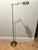 Mid-Century Modern Vintage Brass Adjustable Pharmacy Floor Lamp For Sale - Image 3 of 9