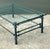 Vintage Patinated Wrought Iron Coffee Table After Giacometti For Sale - Image 11 of 12
