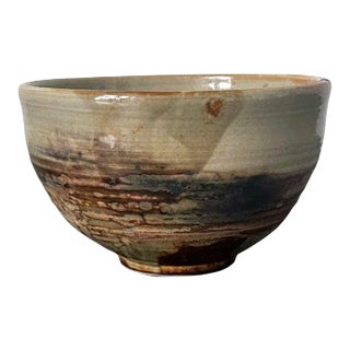 Late 20th Century Glazed Ceramic Tea Bowl by Toshiko Takaezu For Sale