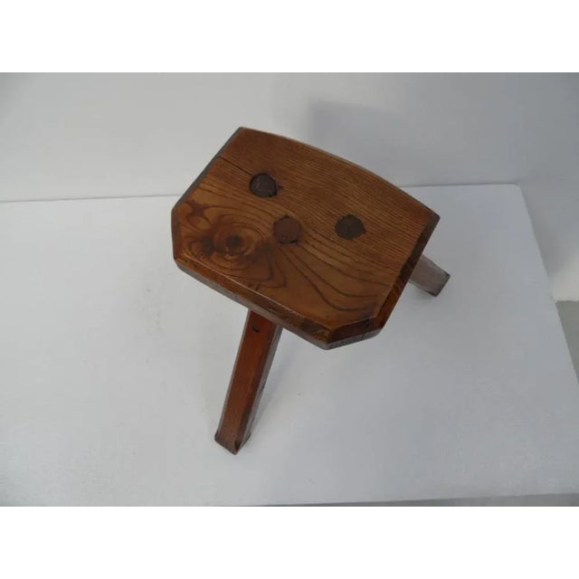 Antique Milk Stool, 1890s For Sale - Image 9 of 11
