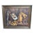 Vintage Original Trompe-L’Oeil Western Still Life Oil Painting in Rustic Wood Frame For Sale