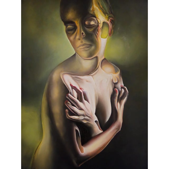 Forest Green Stefano Mazzolini, Milonga, 2025, Oil on Canvas For Sale - Image 8 of 11