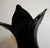 Vintage Black Murano Glass Handkerchief Vase, 1970s For Sale - Image 4 of 13