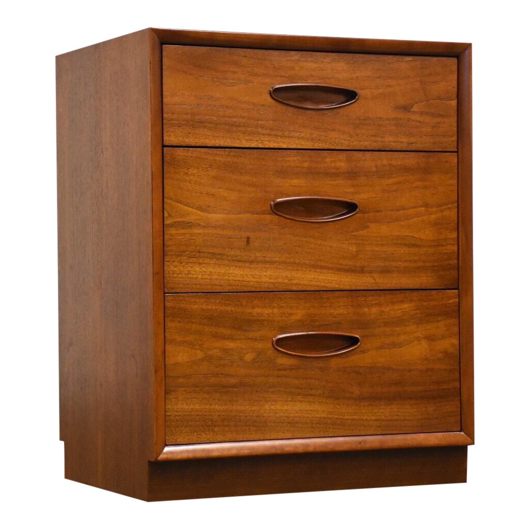 Walnut Nightstand by Henredon Circa 60’ Chairish