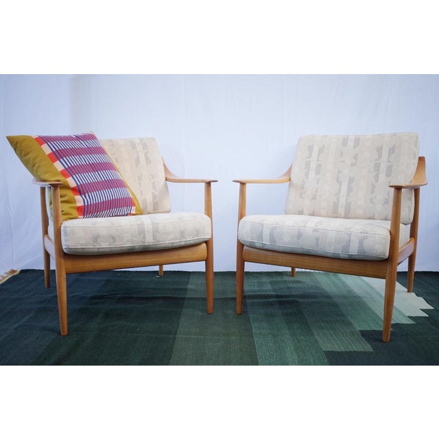 1960s Set of Vintage Armchairs attributed to Walter Knoll, 1960s For Sale - Image 5 of 18