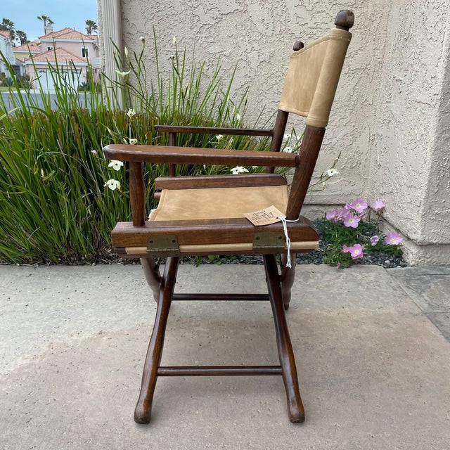 1960s Folding Directors Camp Chair by Gold Medal Co Racine Wi Chairish