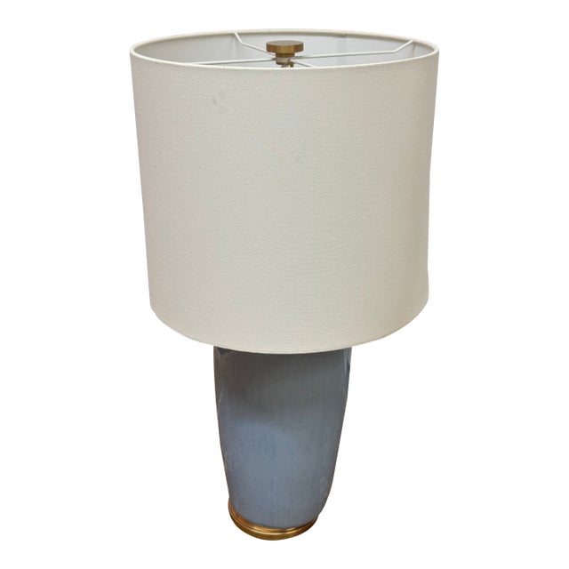 Barbara Barry for Visual Comfort Chado Table Lamp, Polar Blue For Sale