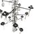Eleven Arm Chandelier by Erik Höglund for Boda Glasbruk, Sweden For Sale In Chicago - Image 6 of 17