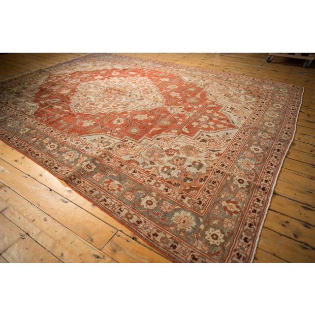 Vintage Distressed Khoy Carpet - 8'11" X 11'6" For Sale - Image 12 of 13