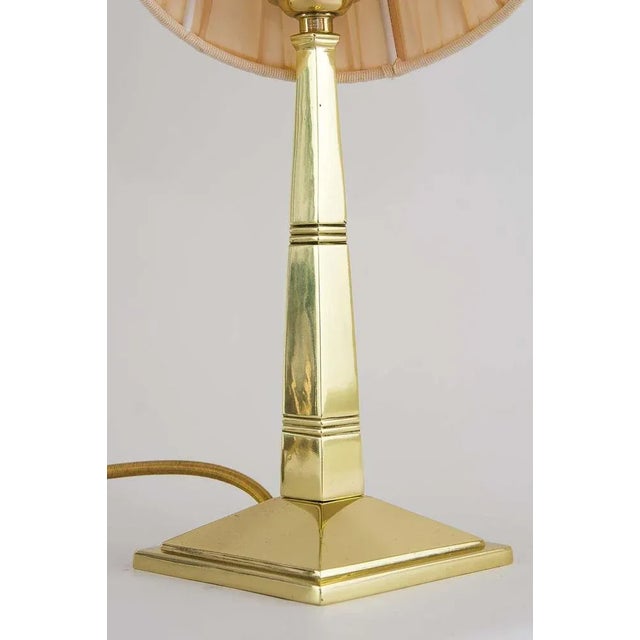 Art Deco Table Lamp with Fabric Shade, Vienna, 1920s For Sale - Image 13 of 15