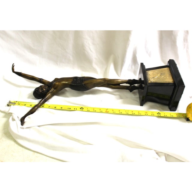 Art Deco Egyptian Dancer in the Manner of Chiparus For Sale - Image 9 of 18