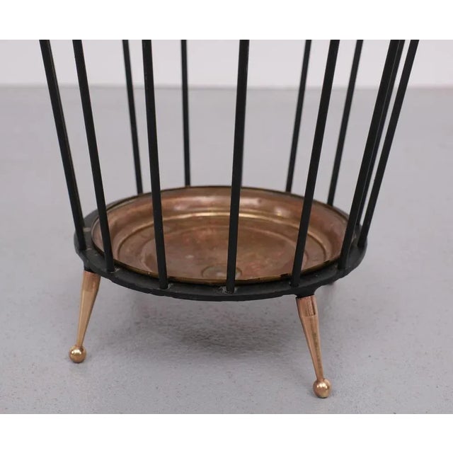 Mid-Century Modern Italian Umbrella Stand, 1950s For Sale - Image 3 of 9