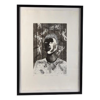 Patrick Wadley Signed Print Portrait For Sale