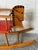 1960s Pine Rocking Horse Toy With Red Seat Danish Mid-Century Modern 1960s For Sale - Image 5 of 10