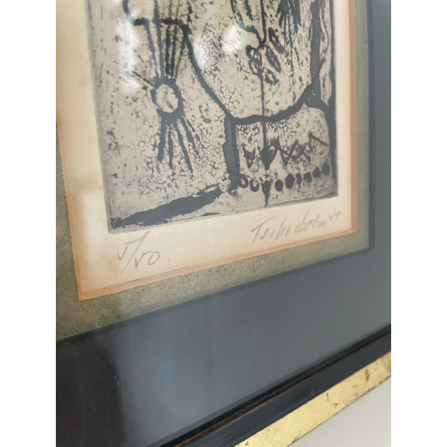 Surrealism Signed Nahum Tschacbasov "Portrait of a Woman" For Sale - Image 3 of 6