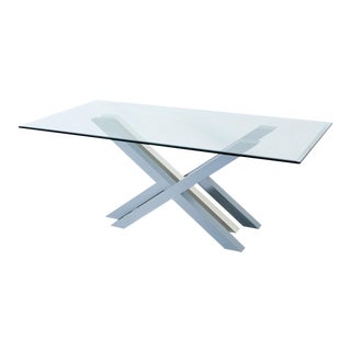 Italian Dining Table by Giovanni Offredi For Sale