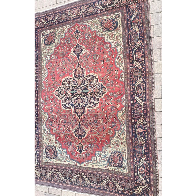Traditional Antique Persian Feraghan Sarouk Carpet, Most Beautiful For Sale - Image 3 of 11
