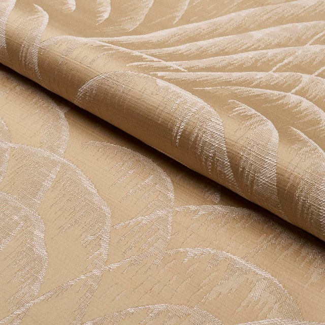 SAMPLE - Schumacher Voussoir Moderne Fabric In Sand For Sale