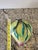 Ceramic Large Vintage Chinese Green and Pink Glazed Ceramic Peach Altar Fruit For Sale - Image 7 of 10