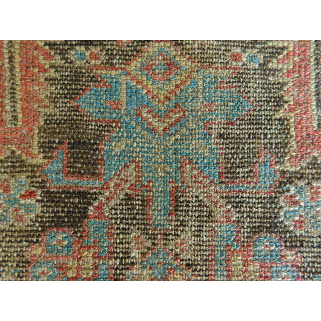 Persian Distressed Antique Persian Rug- 6'3"x 3'6" For Sale - Image 3 of 12